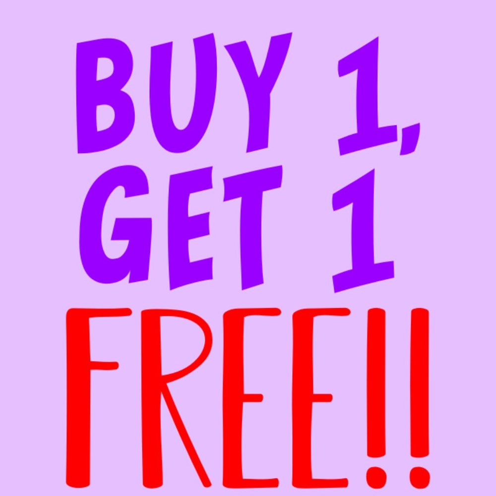 BOGO BUY ONE GET ONE FREE SALE!!!!